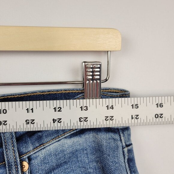 Blank NYC Reade Crop Patchwork High Rise Jeans Size 28 - Picture 7 of 13